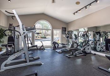 Fitness center with cardio and strength equipment